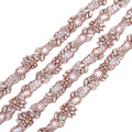 New design  and hot sale crystal bling beaded trims for wedding dress RH992